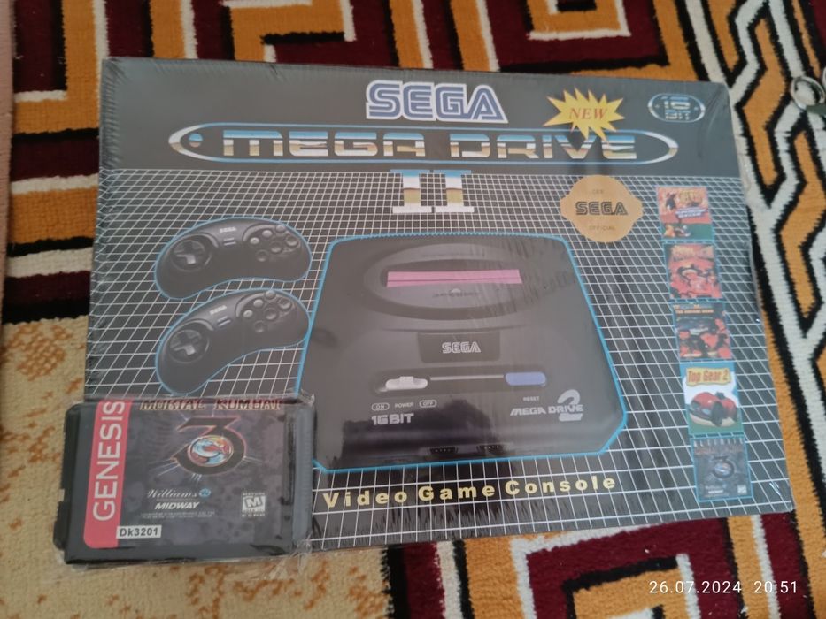 Игровые Сега мега драйв 2 сатылады бағасы 10мың
