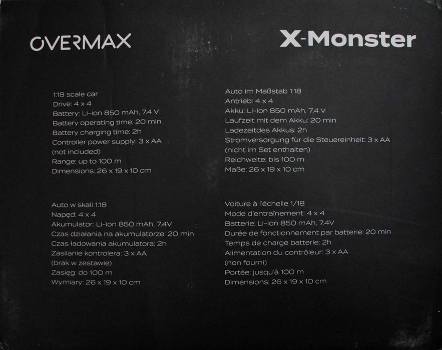 Mașina cu telecomanda X-Monster
