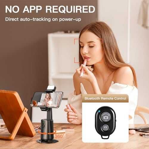 Стабилизатор за телефон с AI проследяване 360 ротация Телефонен статив