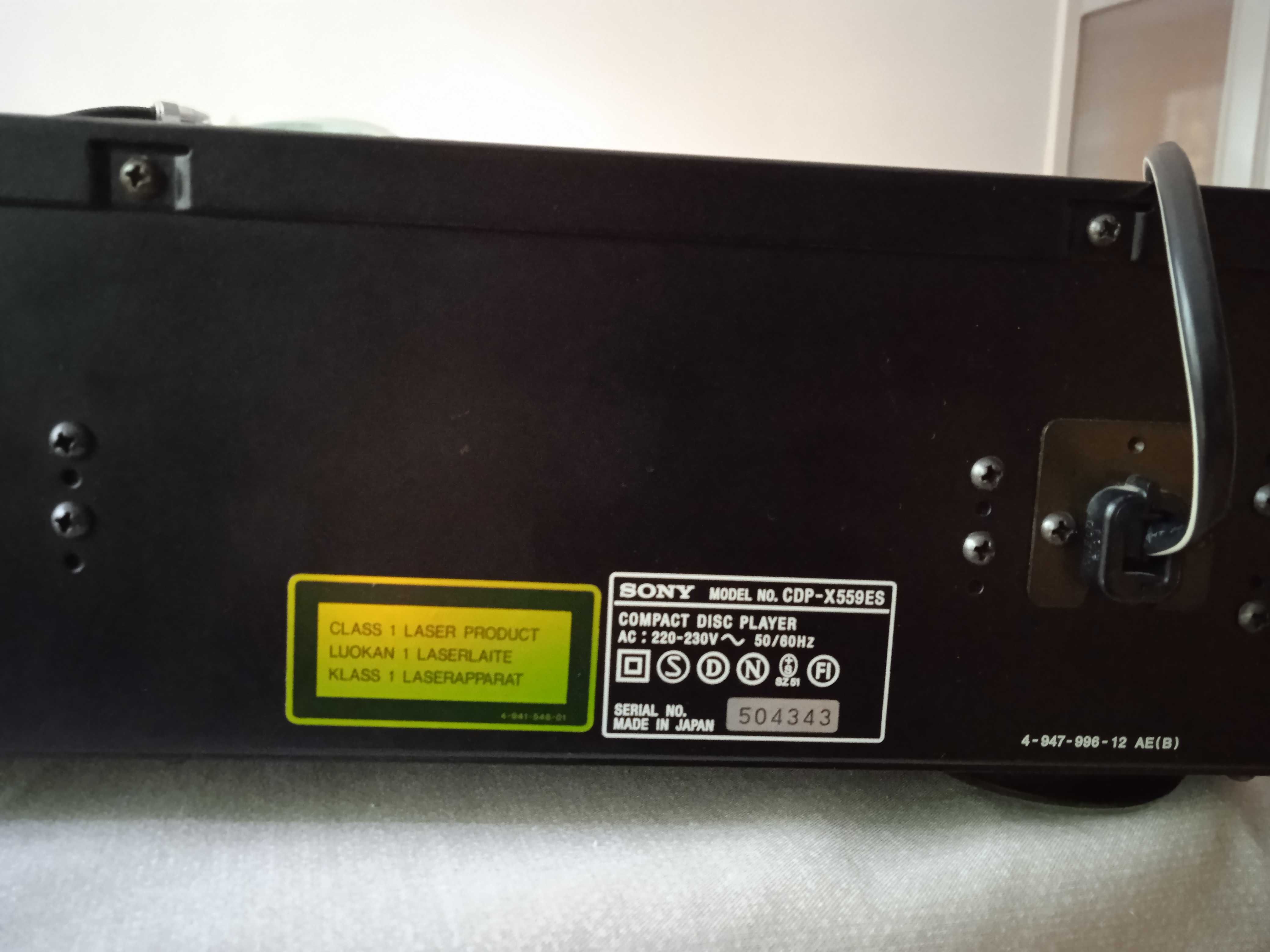 sony CDP-X559 ES