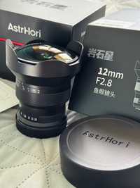 Обектив AstrHori 12mm/2.8 Fisheye за Canon RF mount - нов