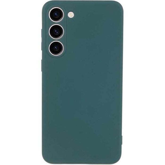 Husa Samsung S23 Plus, Alcantara interior, Verde, Luxury, Premium