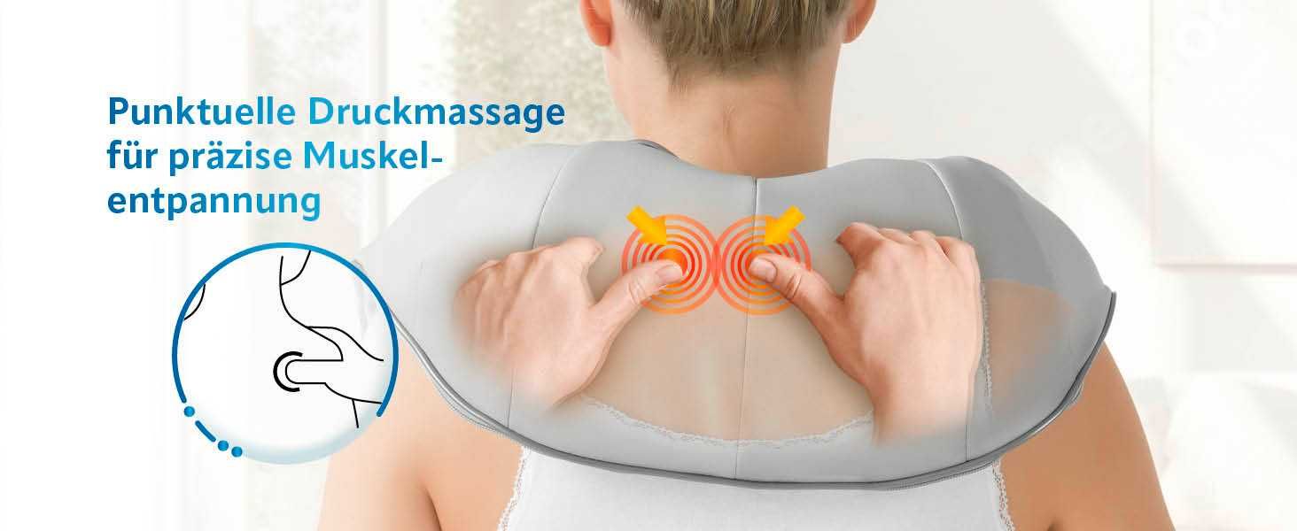 Висококачествен шиатсу масажор VITALmaxx Shiatsu and Massage