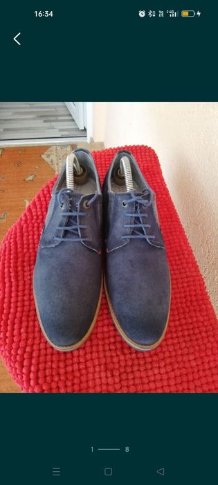 Pantofi Bugatti nr 43 piele întoarsă