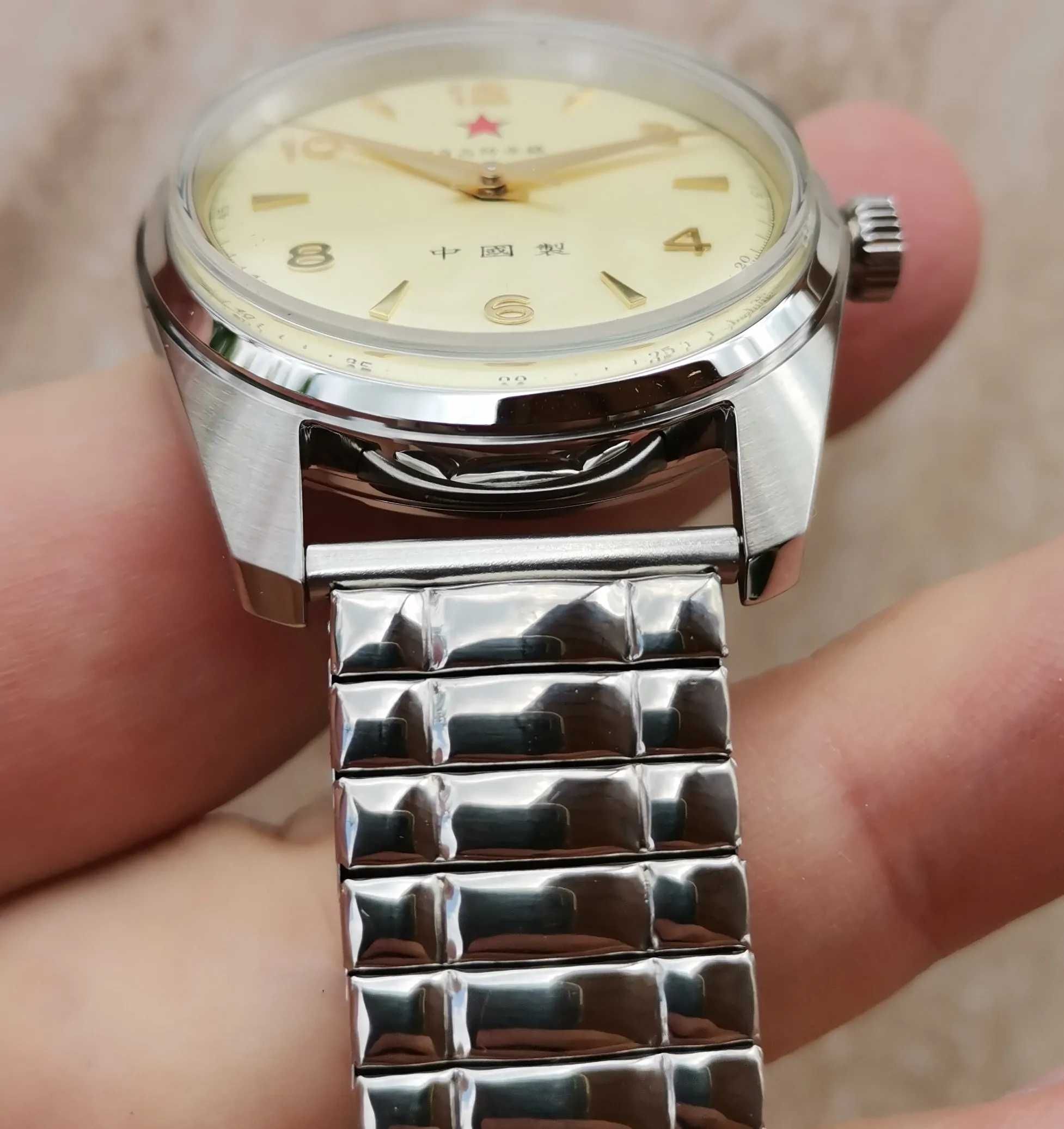 Ceas Retro Merkur Pilot 1963 mecanic Seagull 38 mm