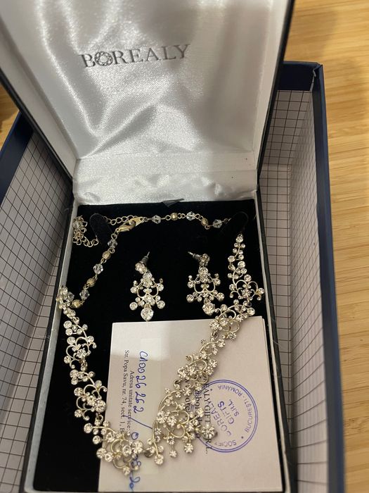 Set bijuterii de ocazie/mireasa Borealy