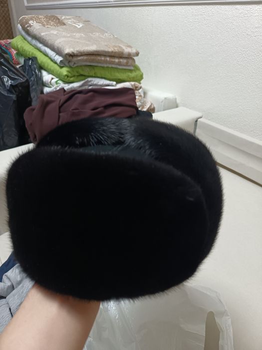 Норковая шапка за