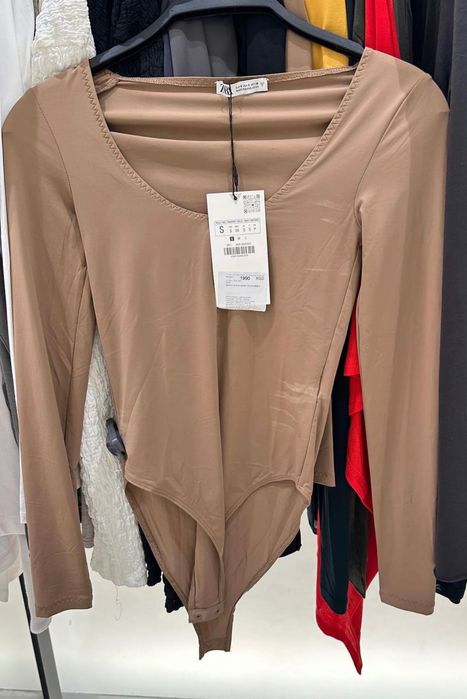 Дамски бодита с дълъг ръкав Zara