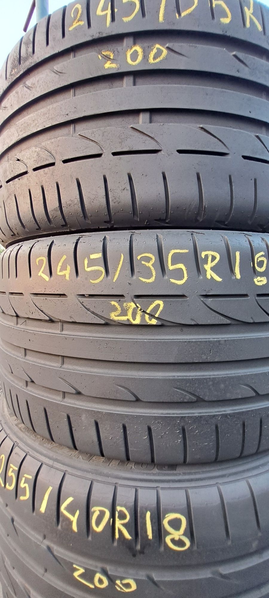 2 anvelope vara 245/35r18 Bridgestone rft 2x255/40r18 Bridgestone rft