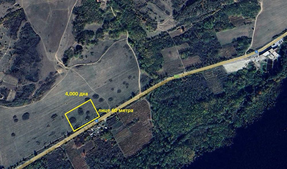 ИМОТ 4 дка, с лице на главен път Карлово-Бургас