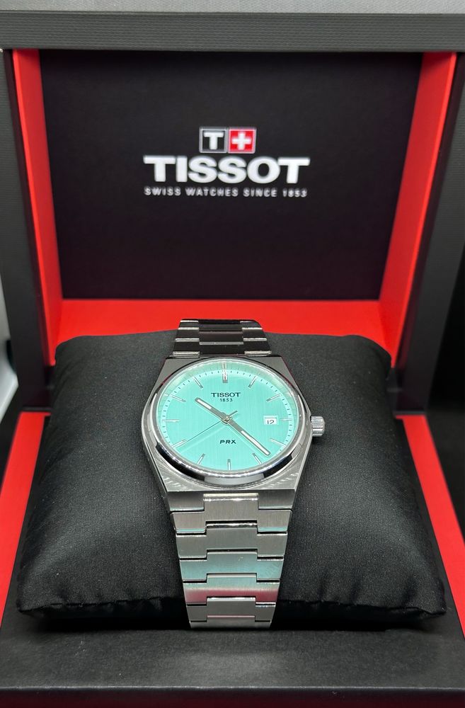 Ceas Tissot PRX Tiffany Blue Quartz 40mm