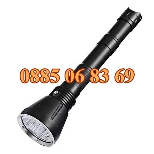 LED фенер за пушка, фенер за лов с лещи, спусък и стойка. BL-Q3888-T6