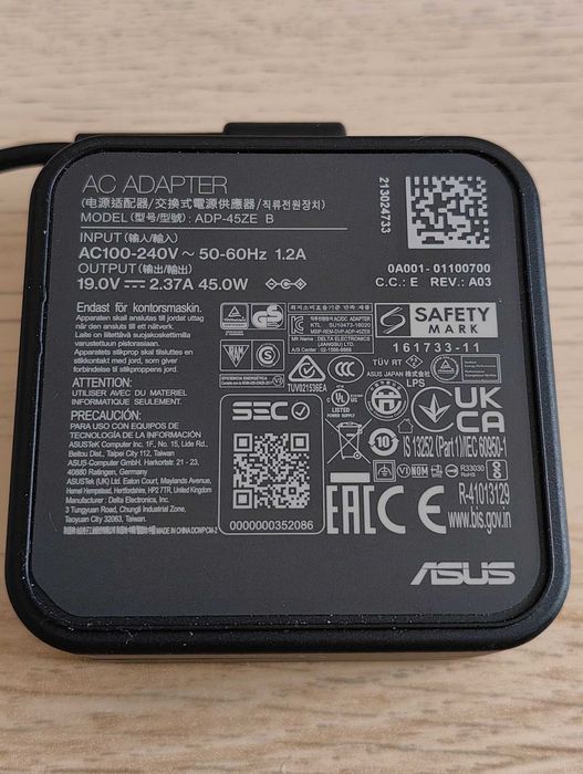 Зарядно ASUS ADP-10280 45W
