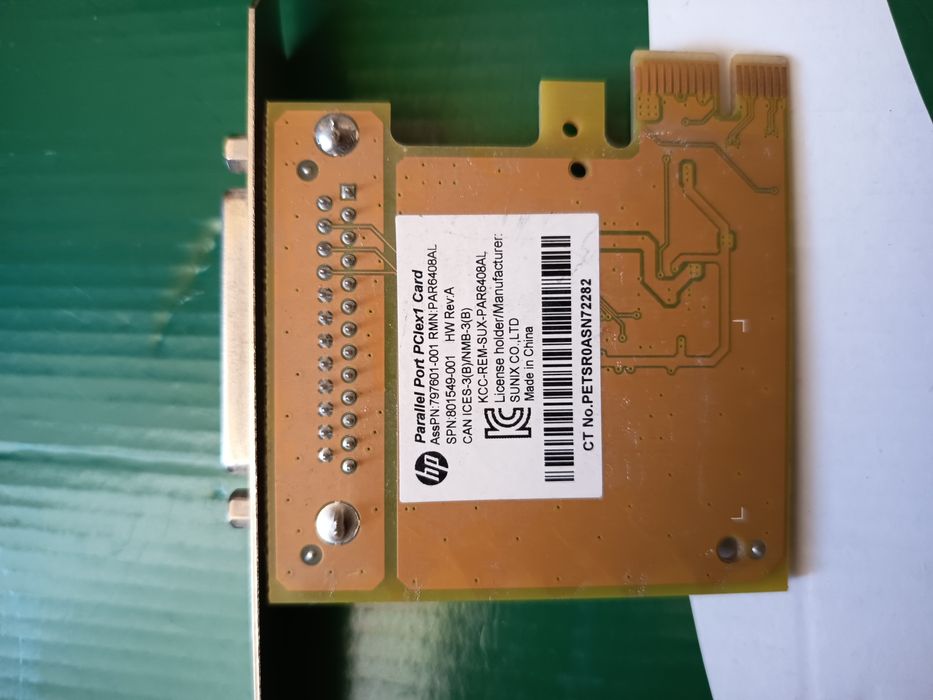 Placa parallel port PCIex1 card