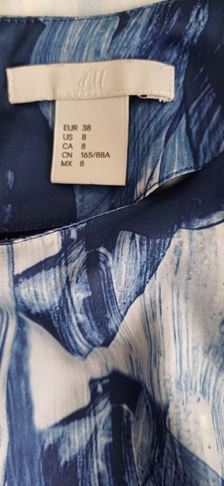 Bluza  albastra cu imprimeu
