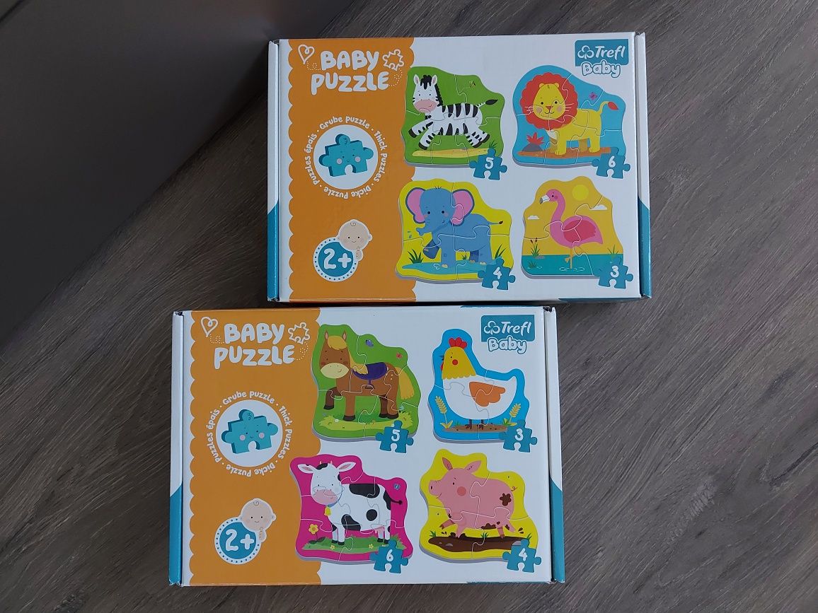 Baby Puzzle Trefl - set 2 puzzle-uri