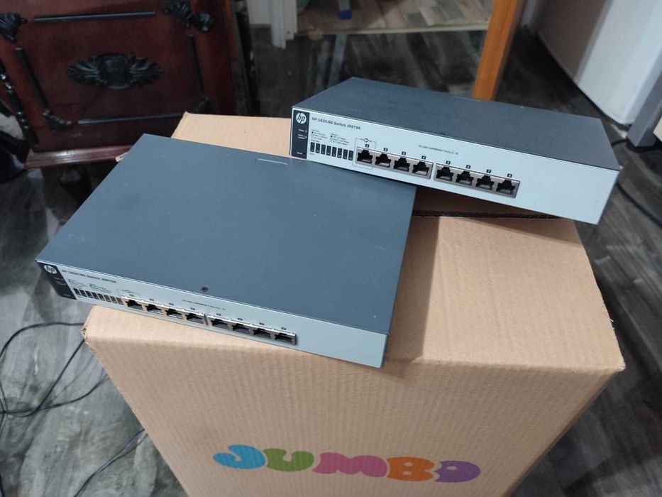 Switch HP Aruba 1820-8G J9979A Gigabit cu management (2 buc)