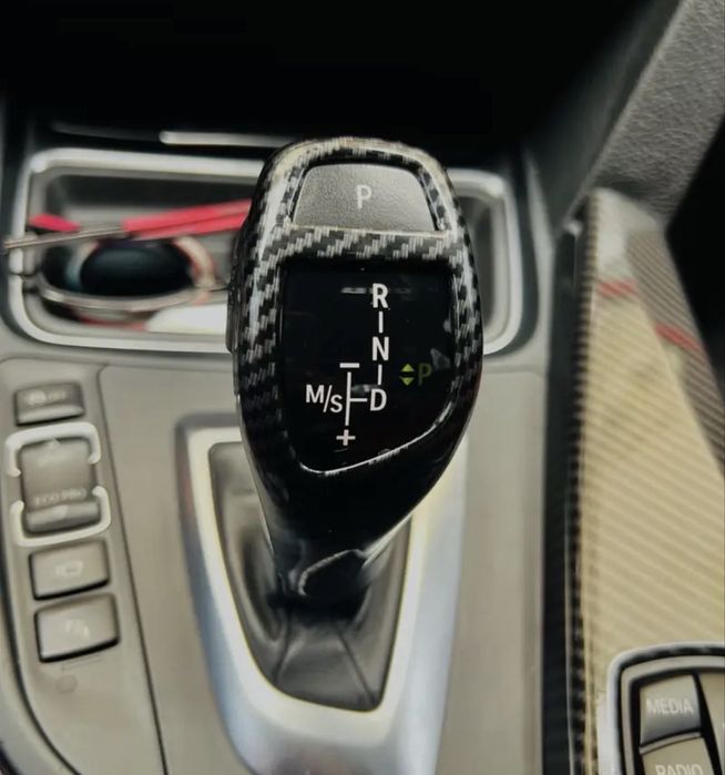 Autocolant schimbător bmw fibra de carbon