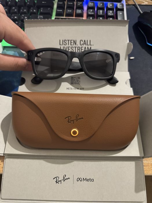 Ray ban meta matoviy 320$ engide +30$ hamelion ideal