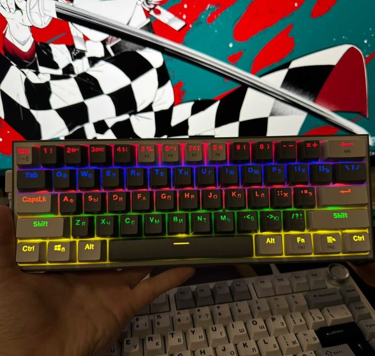 Клавиатура механическая Redragon Fizz K617-R белая