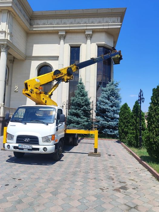 Автовышка автокран кобра присоска Услуги автовышки автокрана 28 м Skyl