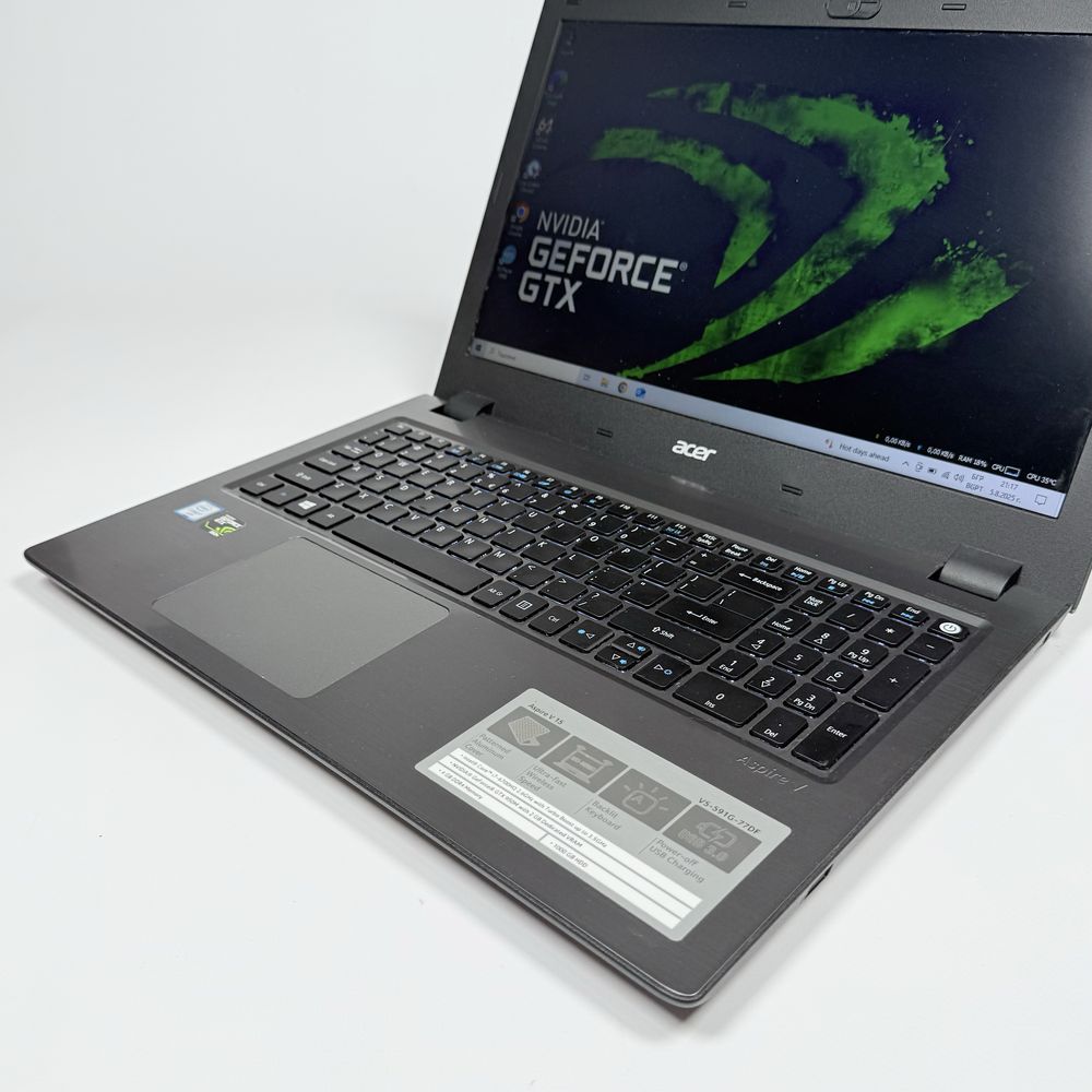 Acer V15/i7-6700HQ/NVIDIA GTX 950/12GB RAM/256GB NVMe+1TB/Подсветка