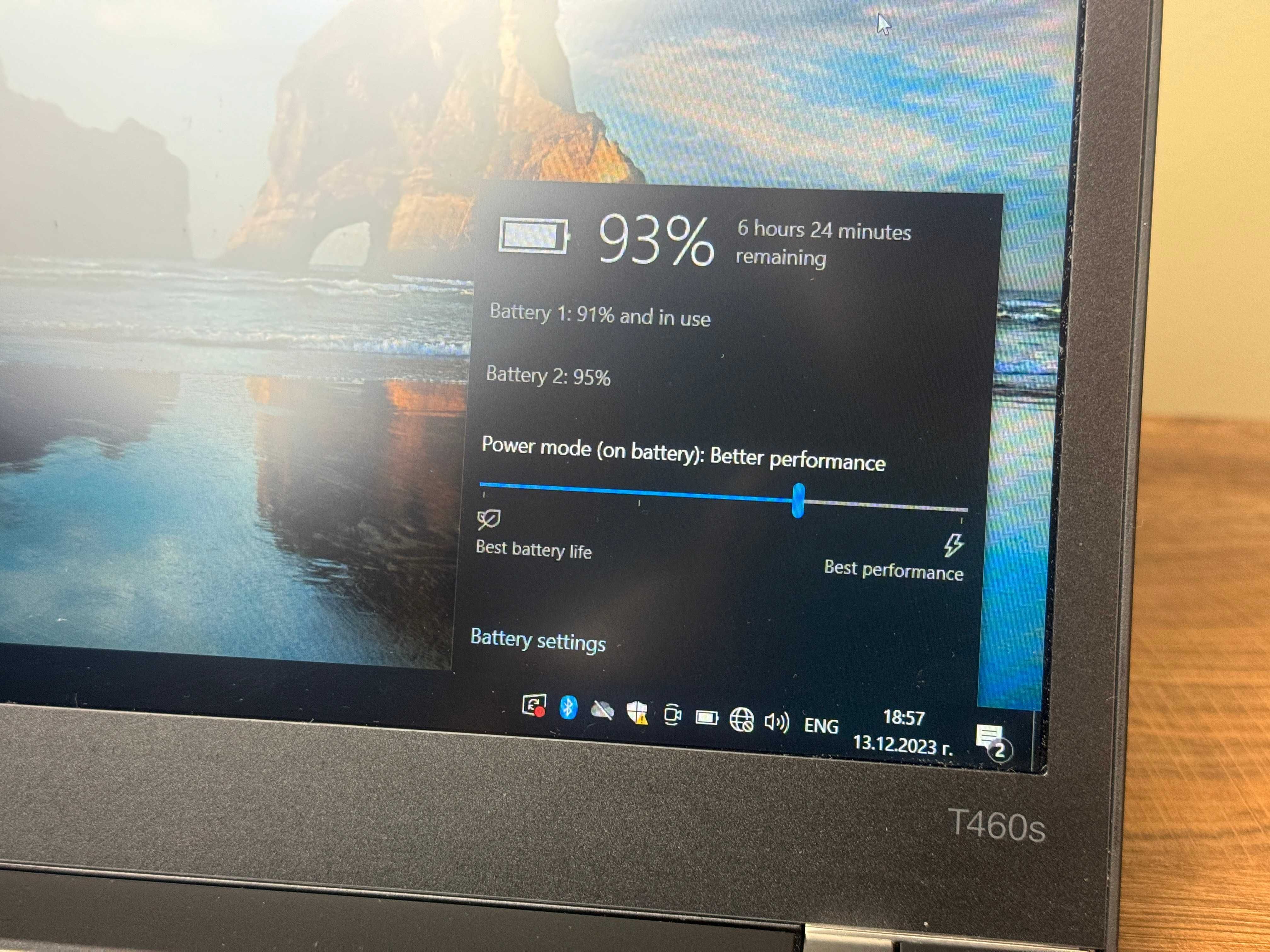Лаптоп Lenovo ThinkPad T470s, i5-6300U, 8GB,256GB NVME, 14" FullHD