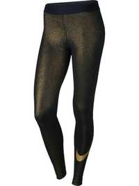 клин Nike Pro Sparkle Gold Training leggings
