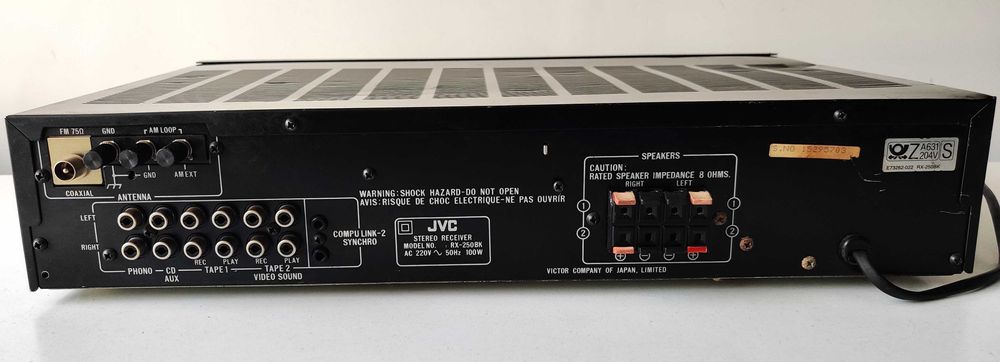 JVC RX 250 muzica stereo statie muzica