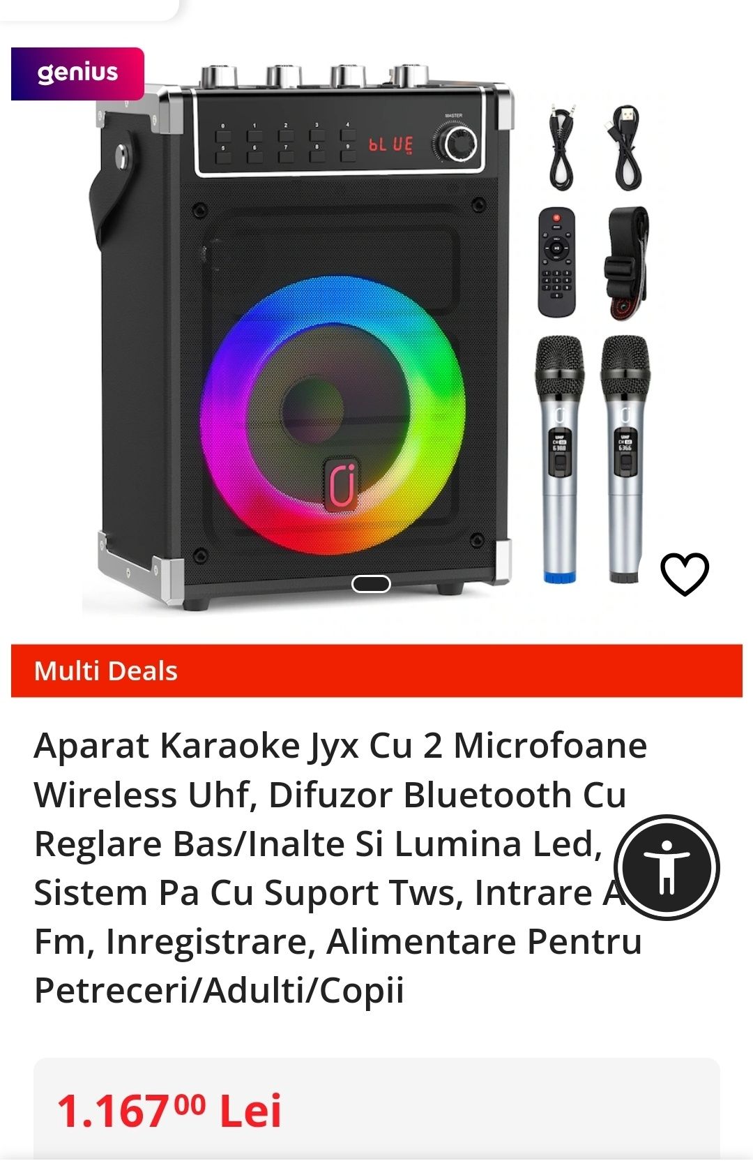 Karaoke JYX-69BT. - Nouă !