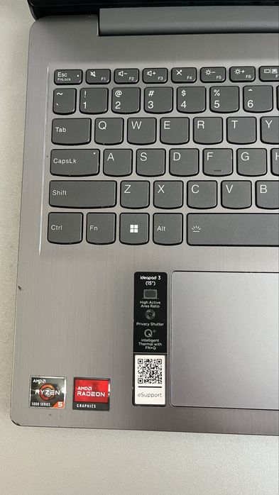 Laptop Lenovo IdeaPad 3 (15”) Ryzen 5, 16 Gb RAM, SSD