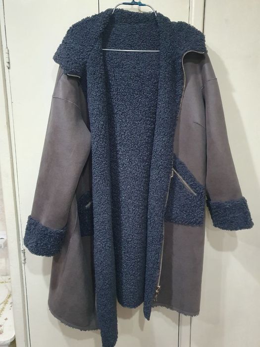 Продам дублёнку новую двухстороннюю натуральная кожа