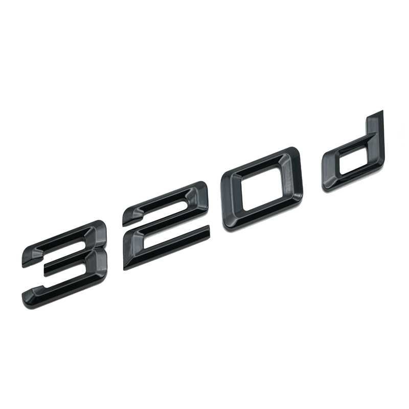 Emblema 320d,335d,420d,520d,525d,530d,535d,730d ,Negru pentru BMW