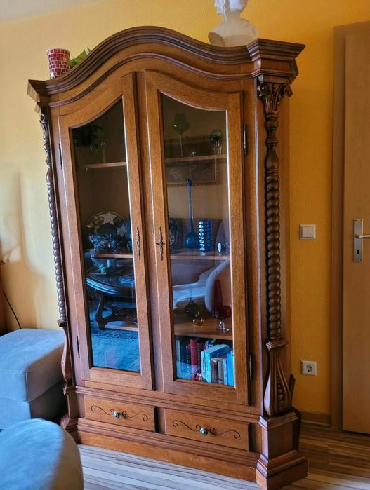 Mobilă living, stil retro, lemn masiv, fabricată în Italia