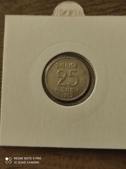 3 monede suedeze de argint