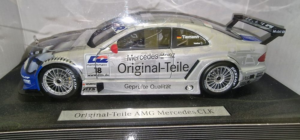 Количка Метална Original-Teile AMG Mercedes CLK Maisto 1:18 чисто нова