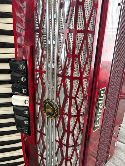 Acordeon italian Estrella cu 120 de basi