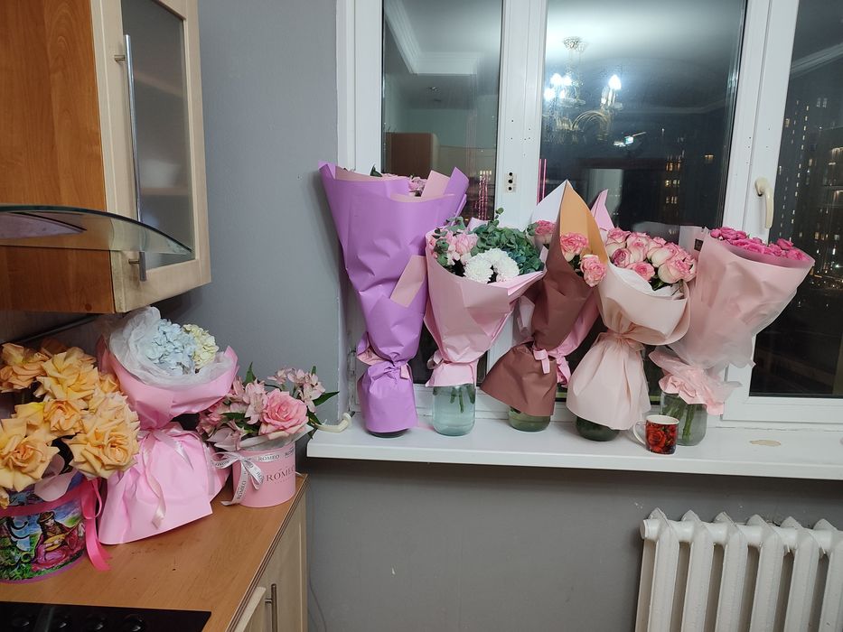 Цветы свежый утрам взяли