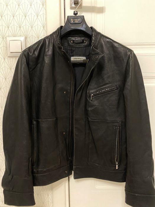 Karl Lagerfeld кожаная куртка