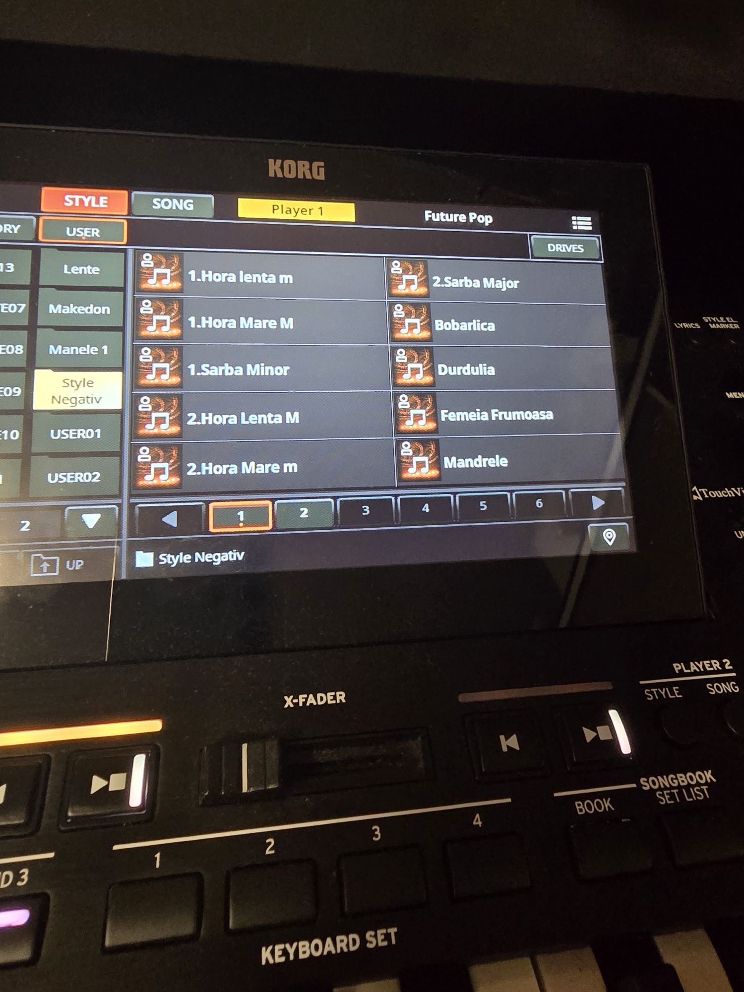 Set korg pa5x 2025 introduceri  noi piese facute la comanda 2025