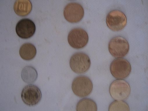 Colectie de monede aniversare si bancnote romanesti si straine