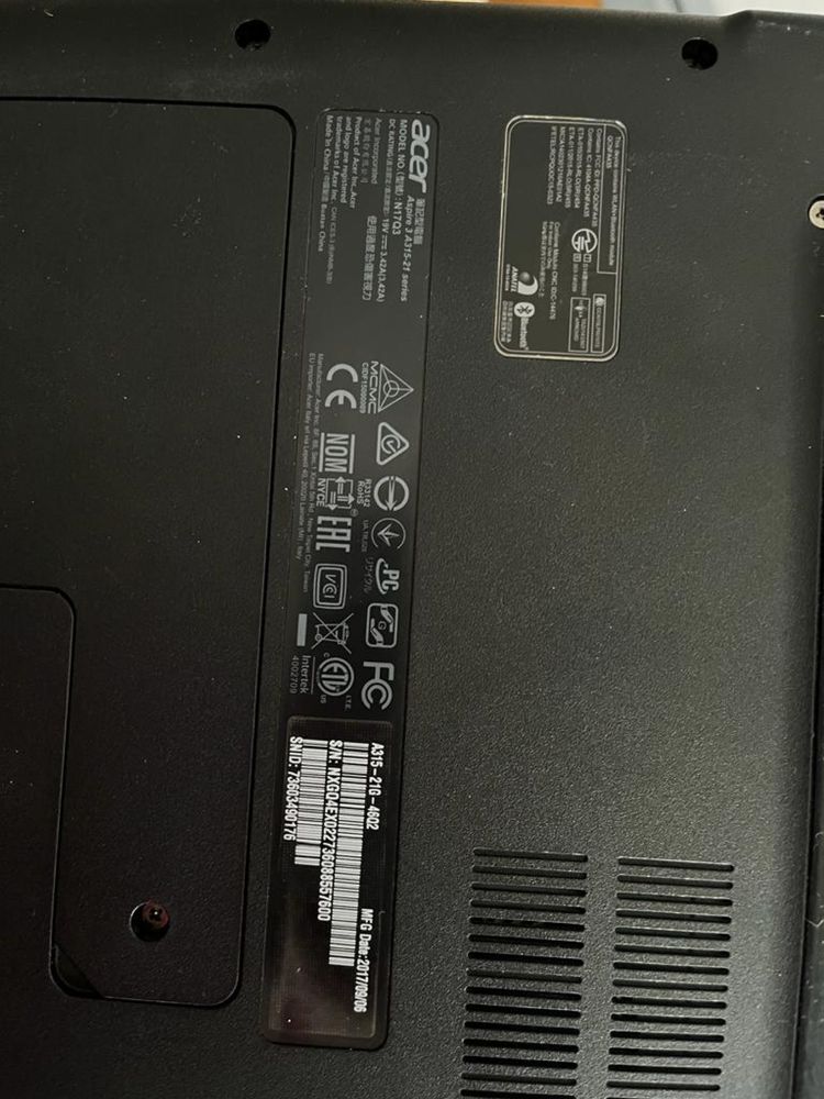 Laptop Acer Aspire 3 (A315-21G-46Q2)