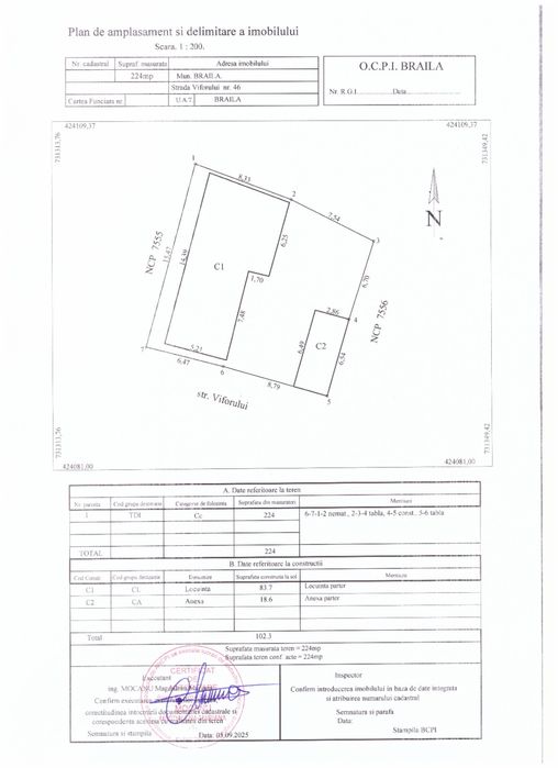Casa cu 3 camere, Chercea