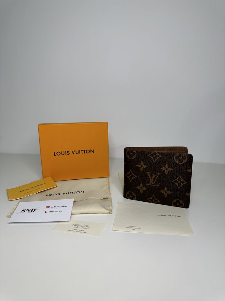 Portofel Louis Vuitton piele canvas 100% cutie inclusă