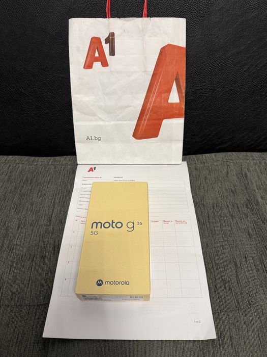ЗАПЕЧАТАН 128GB Motorola g35 A1 Гаранция 2027г. Black