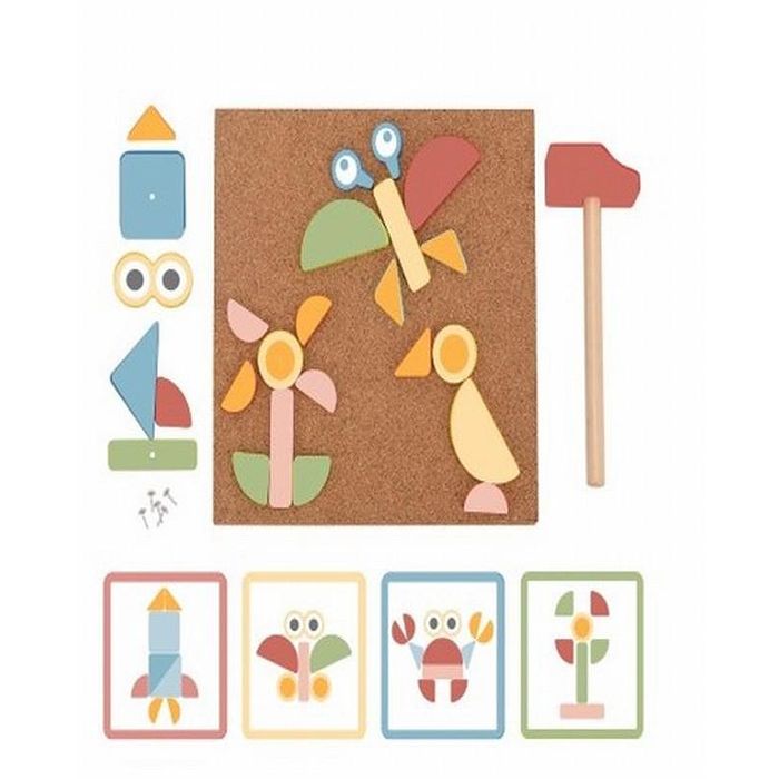 Дървена игра с чукче th155n