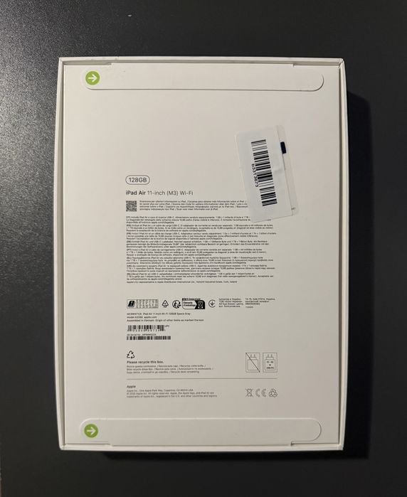 iPad Air 11-inch M3 | 128 GB | Wi-Fi | Space Gray | Sigilată