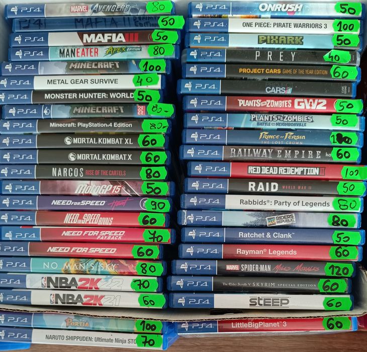Fifa GTA  Spiderman Farcry playstation 4