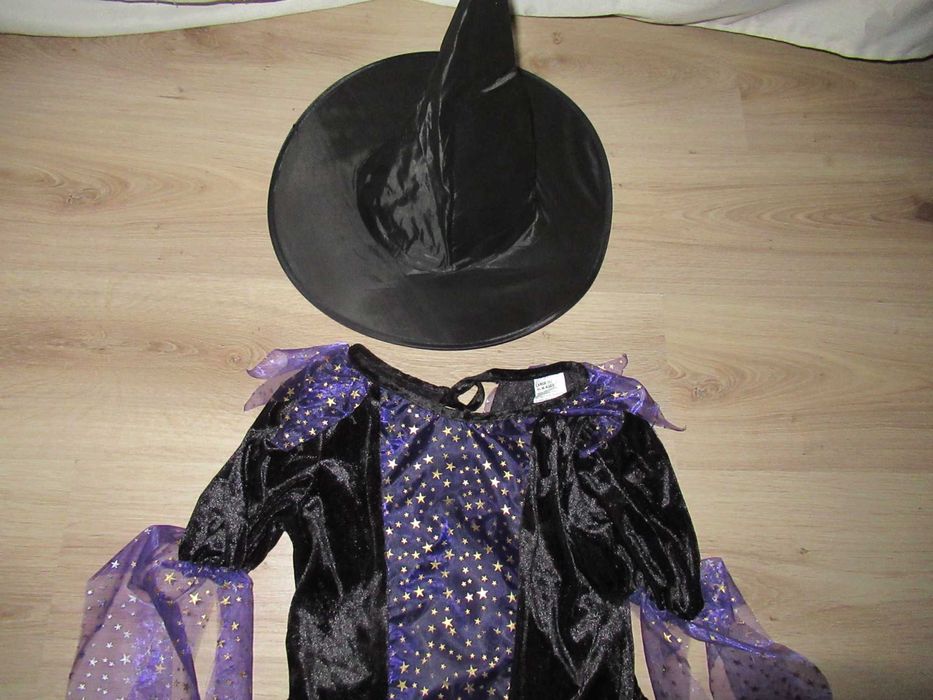 ХЕЛОУИН костюм/ рокля СТРАХОТНА РОКЛЯ с аксесоари--140 номер