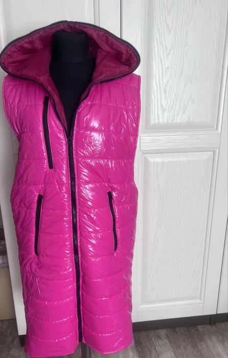 Дълга дамска грейка с качулка